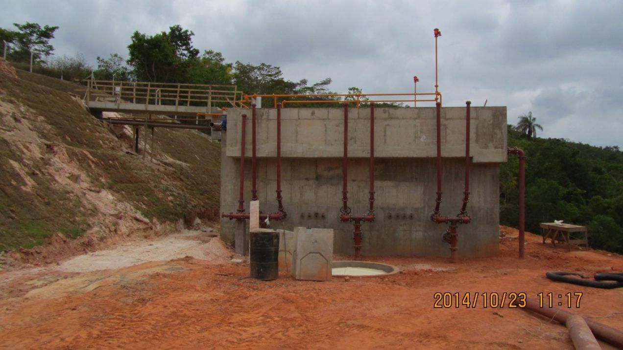 Impermeabilização ETE de São Gonçalo do Rio Abaixo - Minas Gerais 